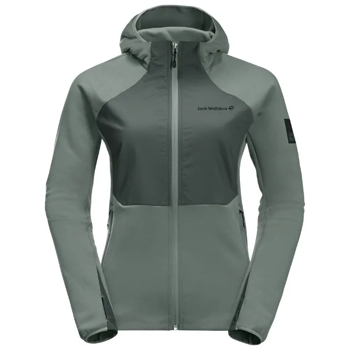 Jack Wolfskin Tasman Hybrid Jacket for Women - Hedge Green