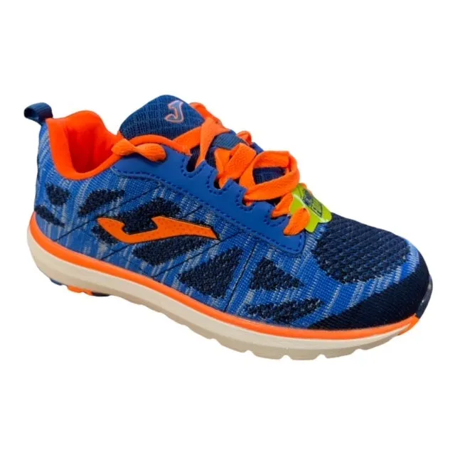 Joma scarpa da ginnastica da ragazzo Alaska Jr 604 Blue-Orange J.ALASW-604