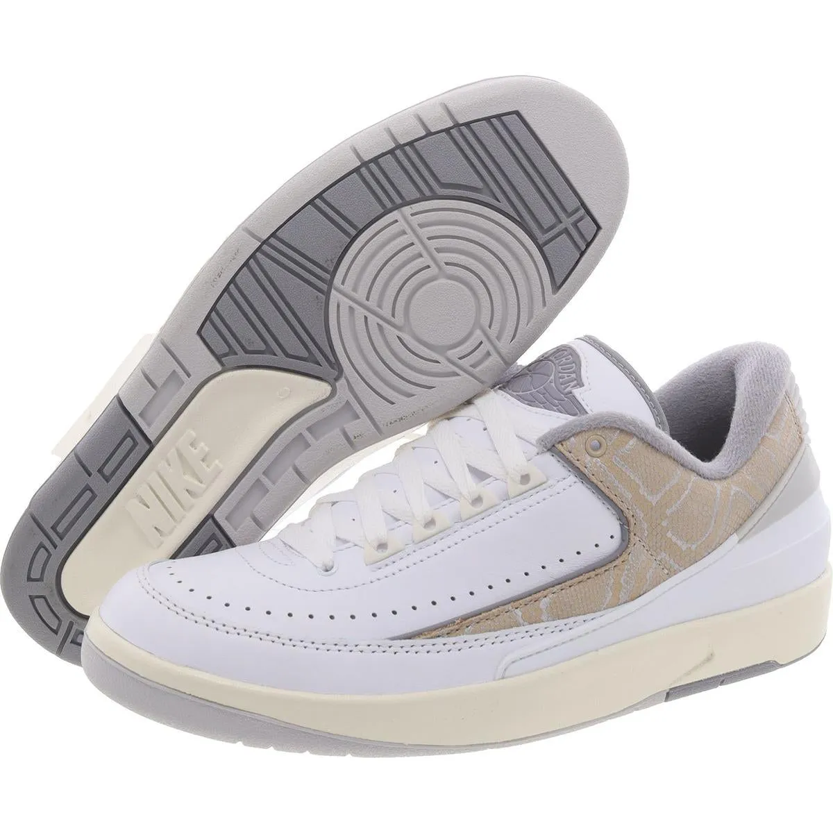 Jordan Mens Air Jordan 2 Retro Low Trainer Fitness Running & Training Shoes