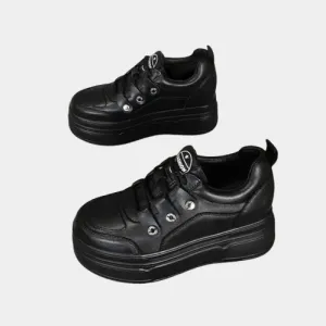 Joskaa 2024 New Platform Black And White Sneakers