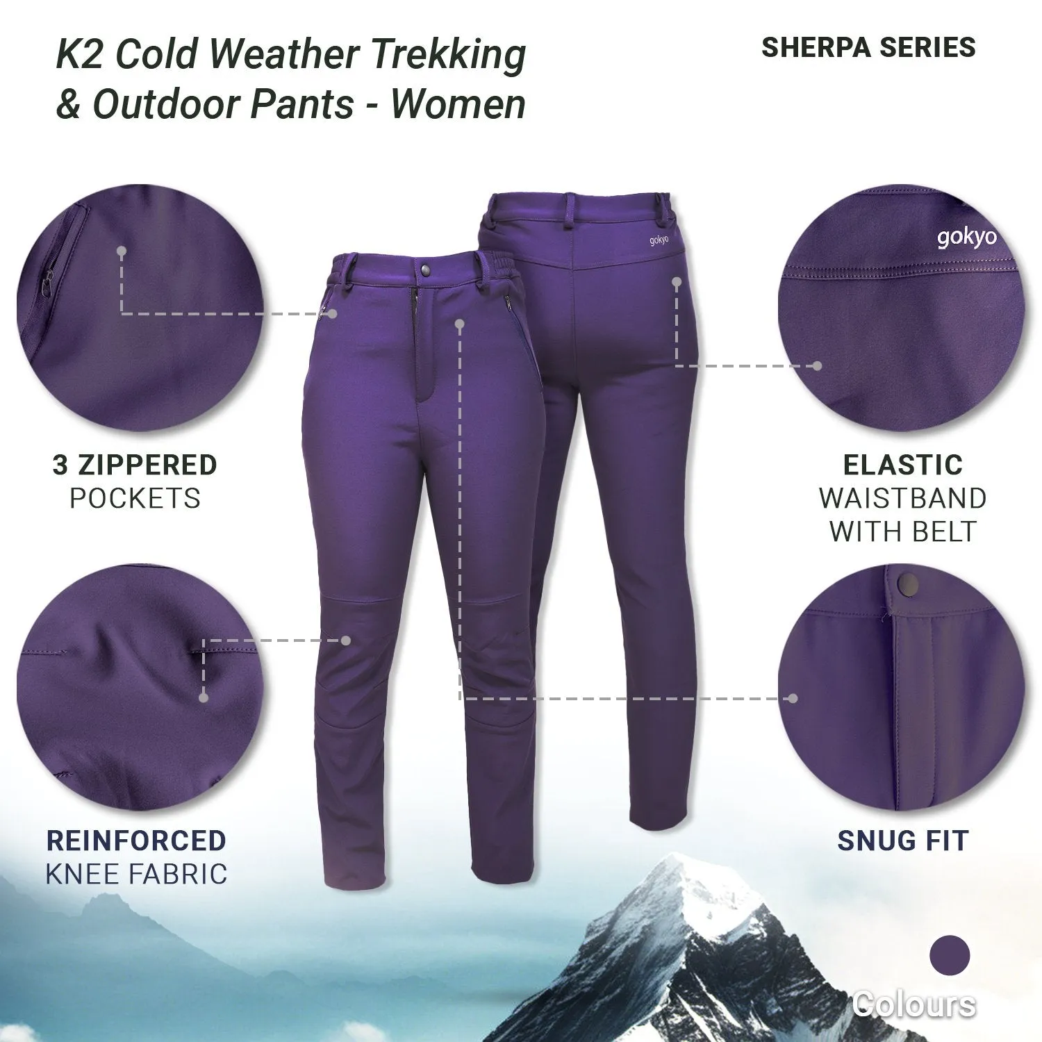 K2 Cold Weather Trekking & Outdoor Pants - Women