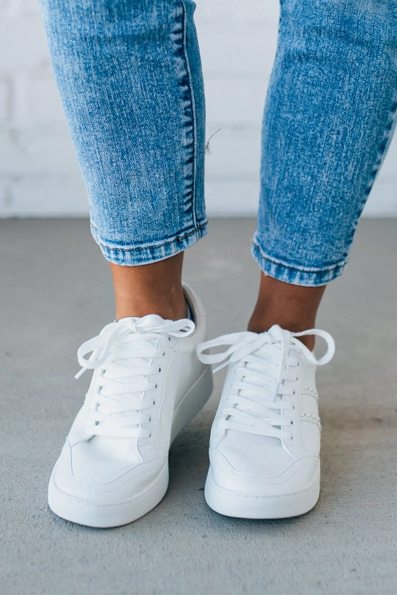 Kelsey Stitch Side Sneakers