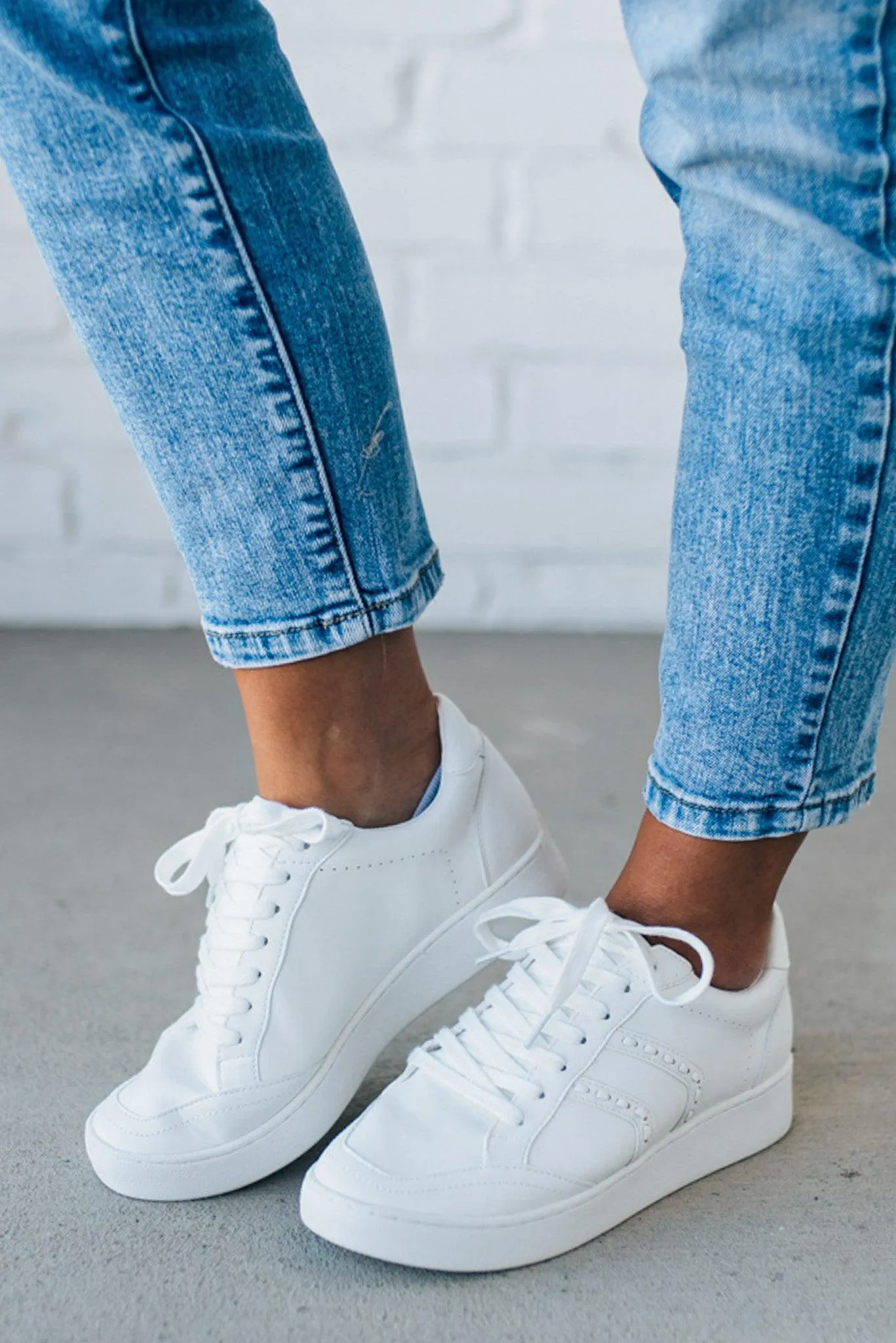 Kelsey Stitch Side Sneakers