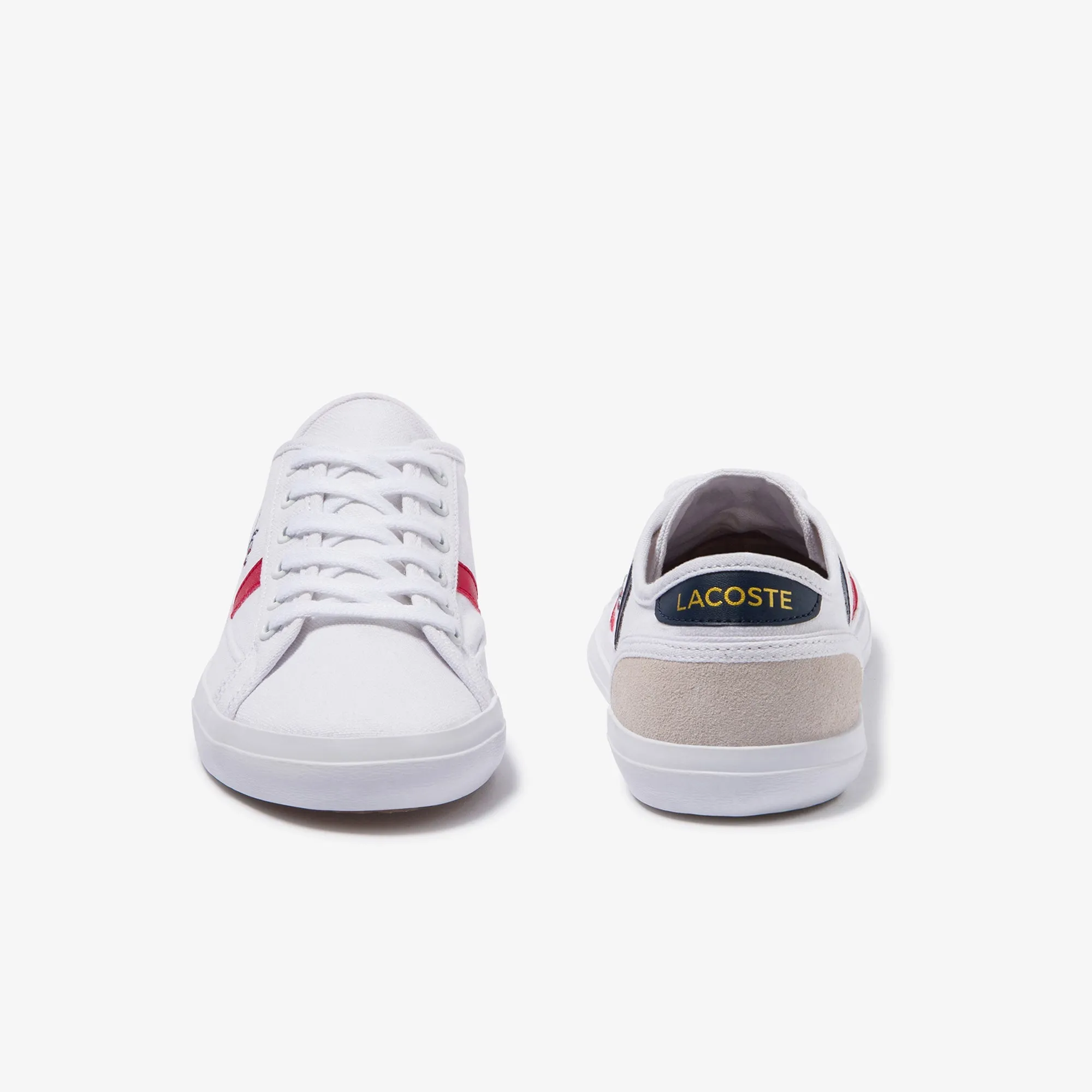 Lacoste Sideline Tri 2 Cfa Sneakers - White/Navy/Red