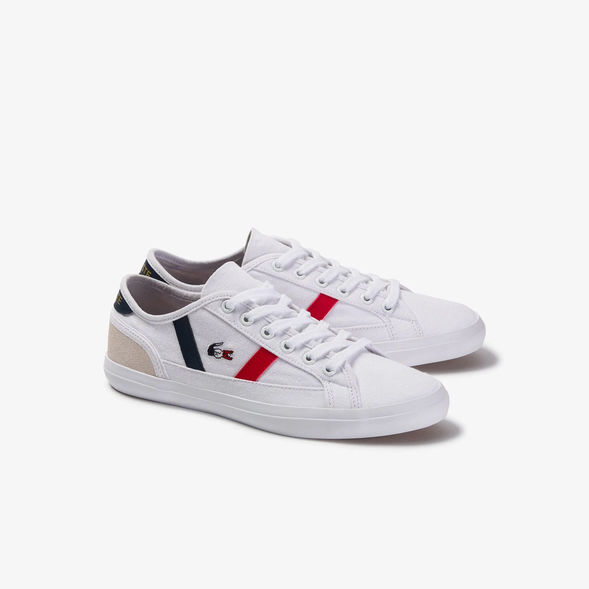 Lacoste Sideline Tri 2 Cfa Sneakers - White/Navy/Red