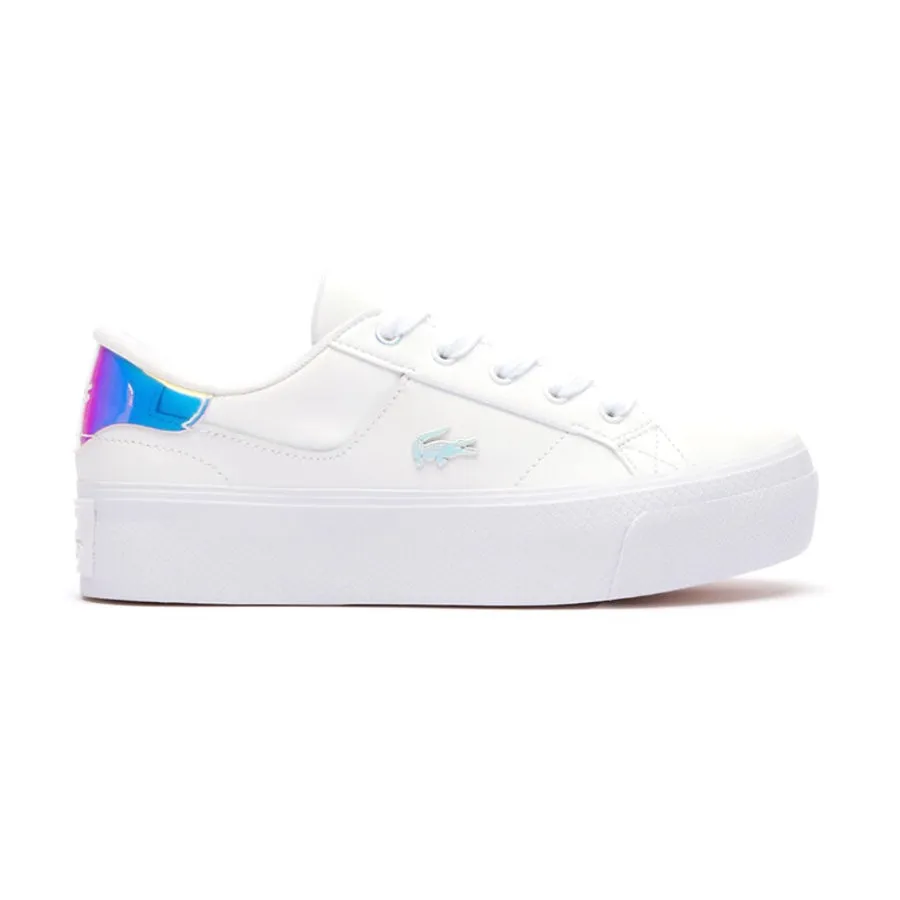 Lacoste Women's Ziane Platform White Iridescent