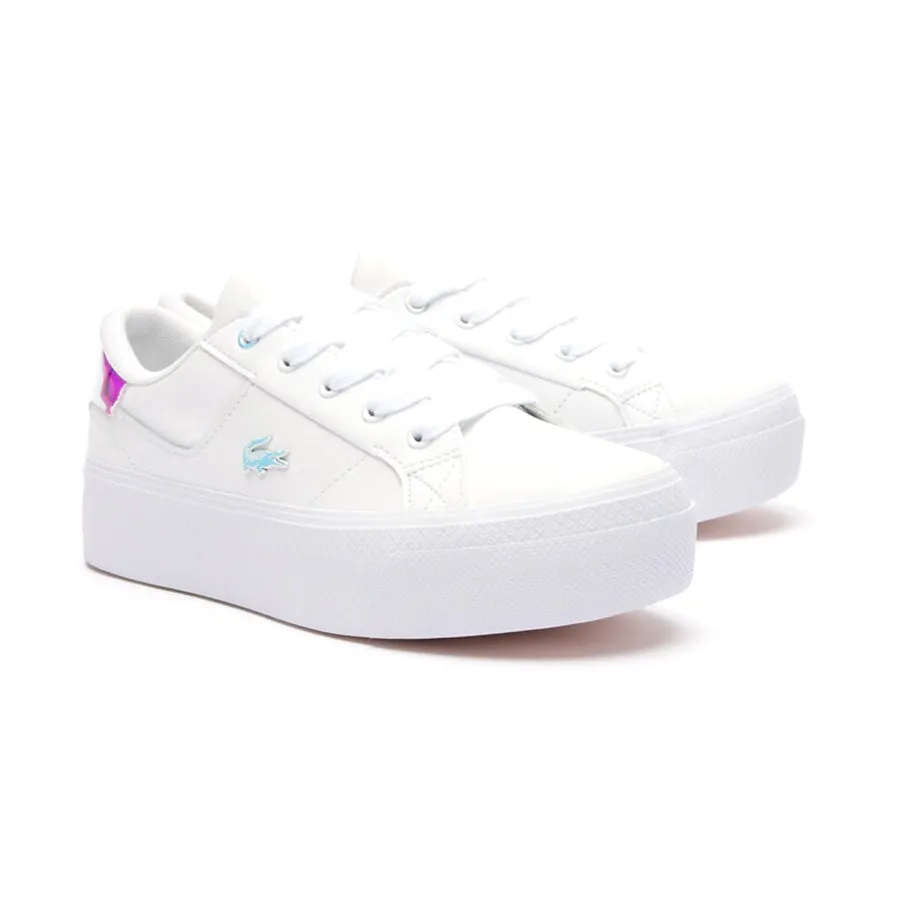 Lacoste Women's Ziane Platform White Iridescent