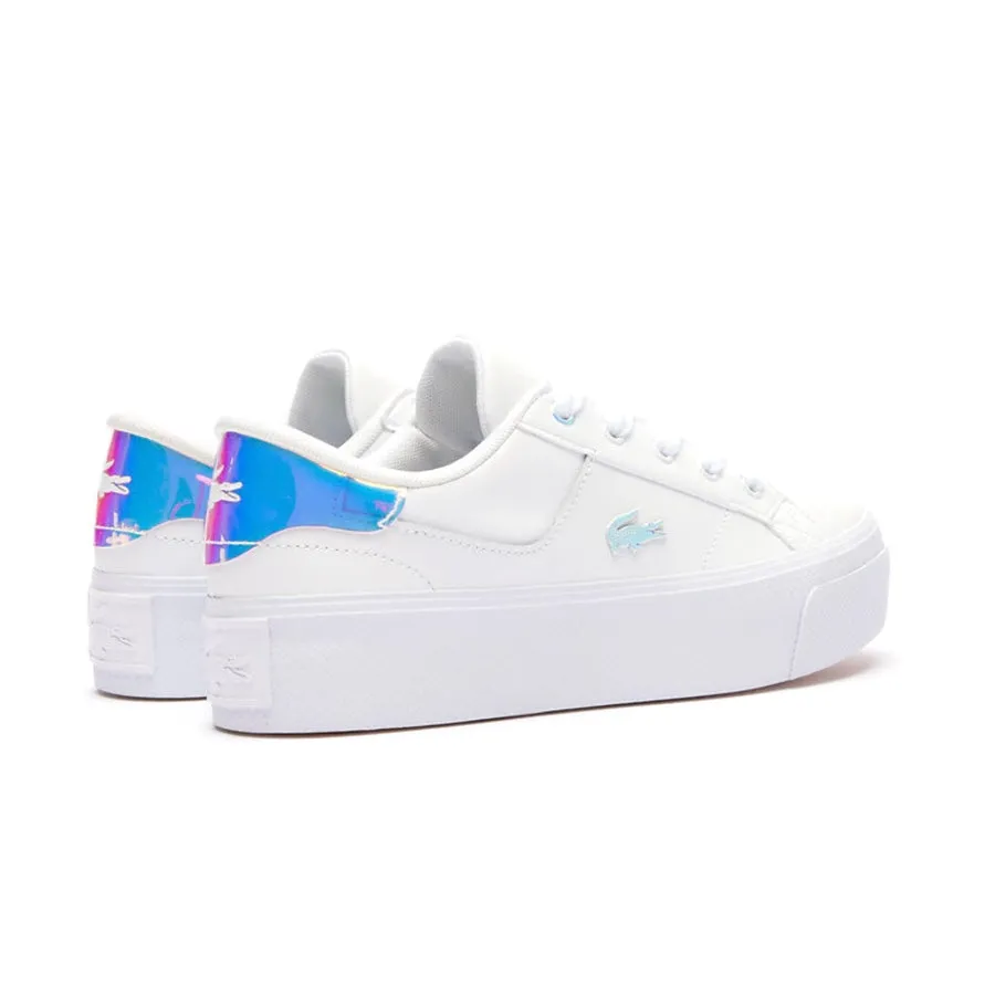 Lacoste Women's Ziane Platform White Iridescent