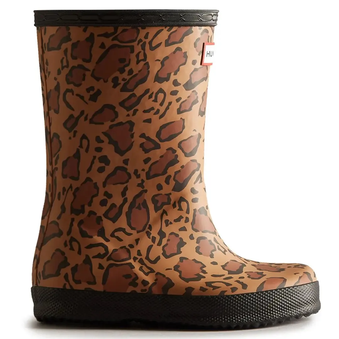 Little Kids Original First Classic Leopard Print Boot by Hunter