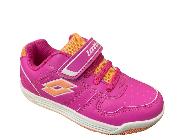 Lotto scarpa da tennis da bambina Set Ace XI S9485 rosa