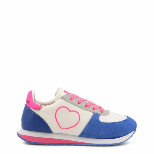 Love Moschino Blue Heart Sneakers