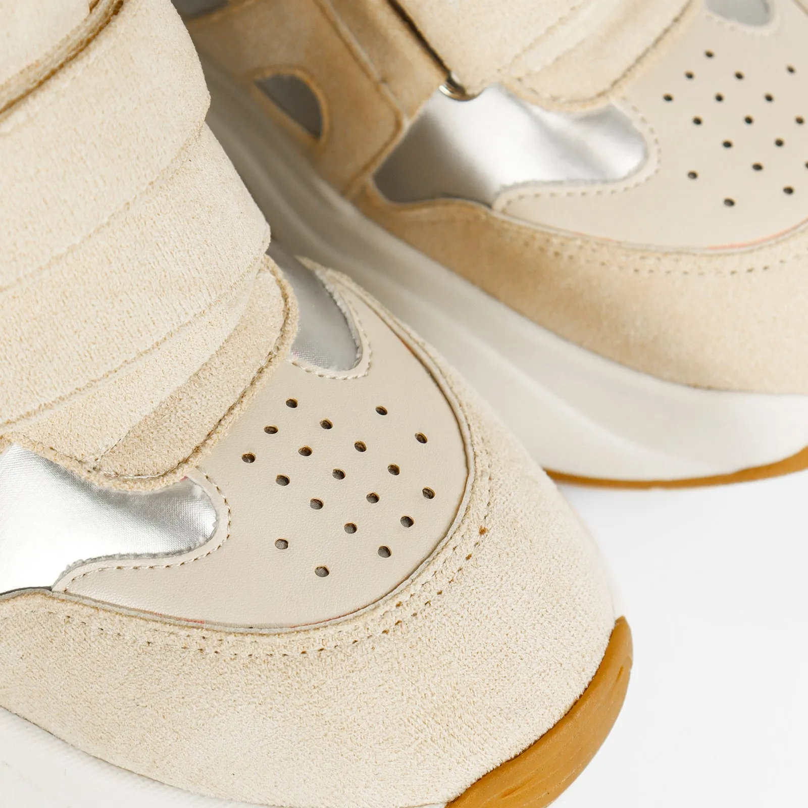 MARANTO-2 WEDGE SNEAKER - BEIGE