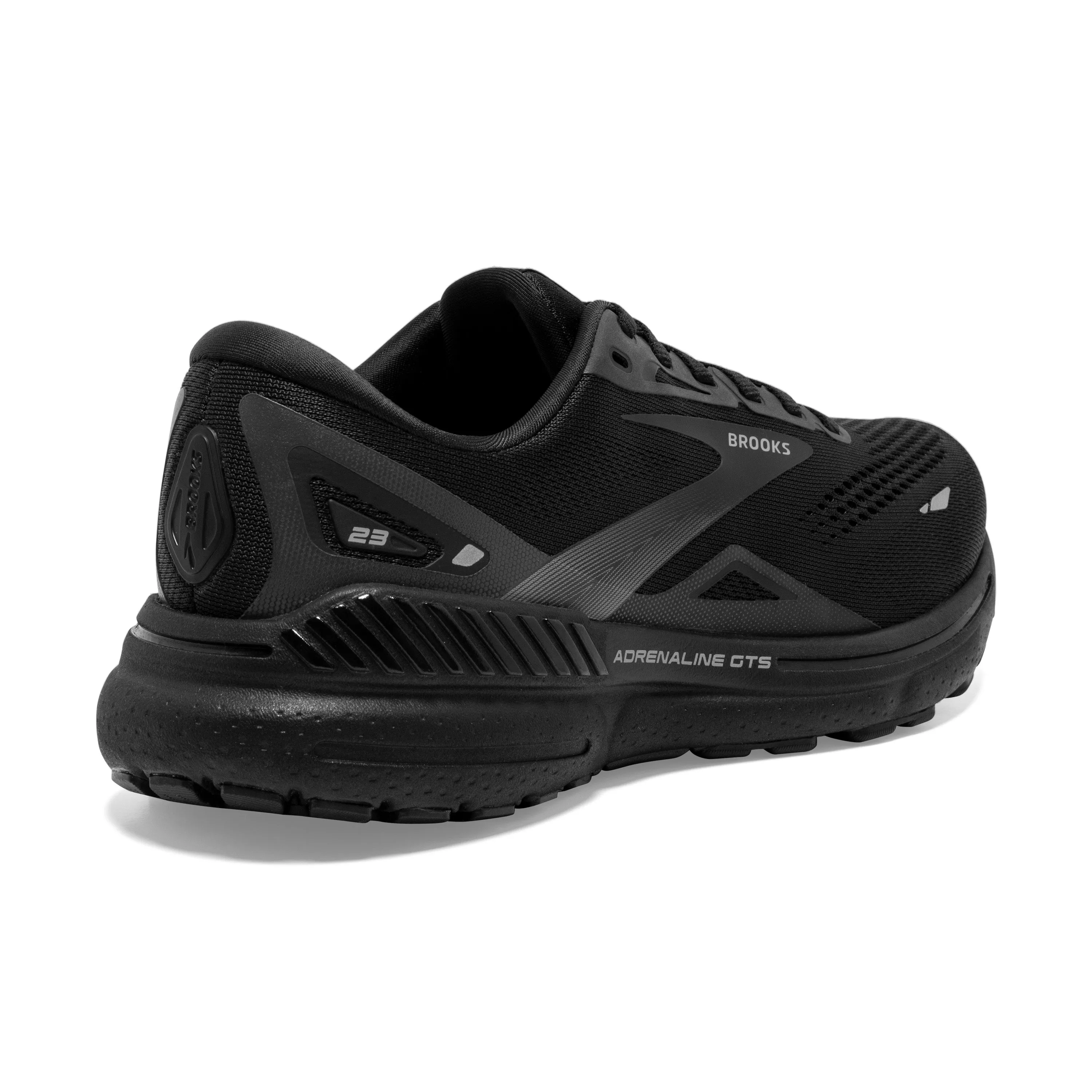 Men's Brooks Adrenaline GTS 23 Color: Black / Black / Ebony (EXTRA WIDE WIDTH)