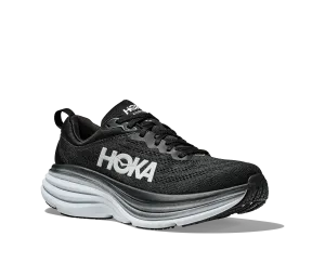 Men's Hoka Bondi 8 Color: Black / White