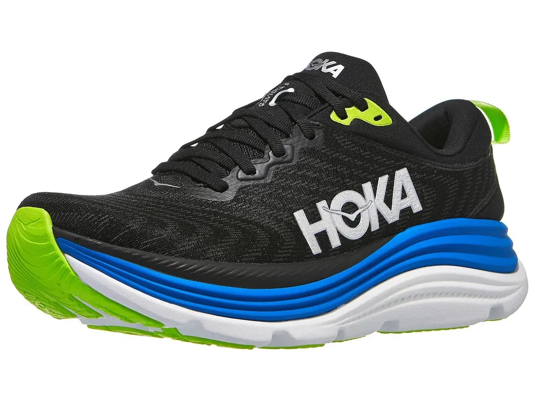 MEN'S HOKA GAVIOTA 5 | BLACK / ELECTRIC COBALT