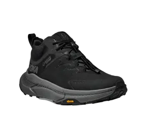 Men's Hoka Transport Chukka GTX Color: Black/Black