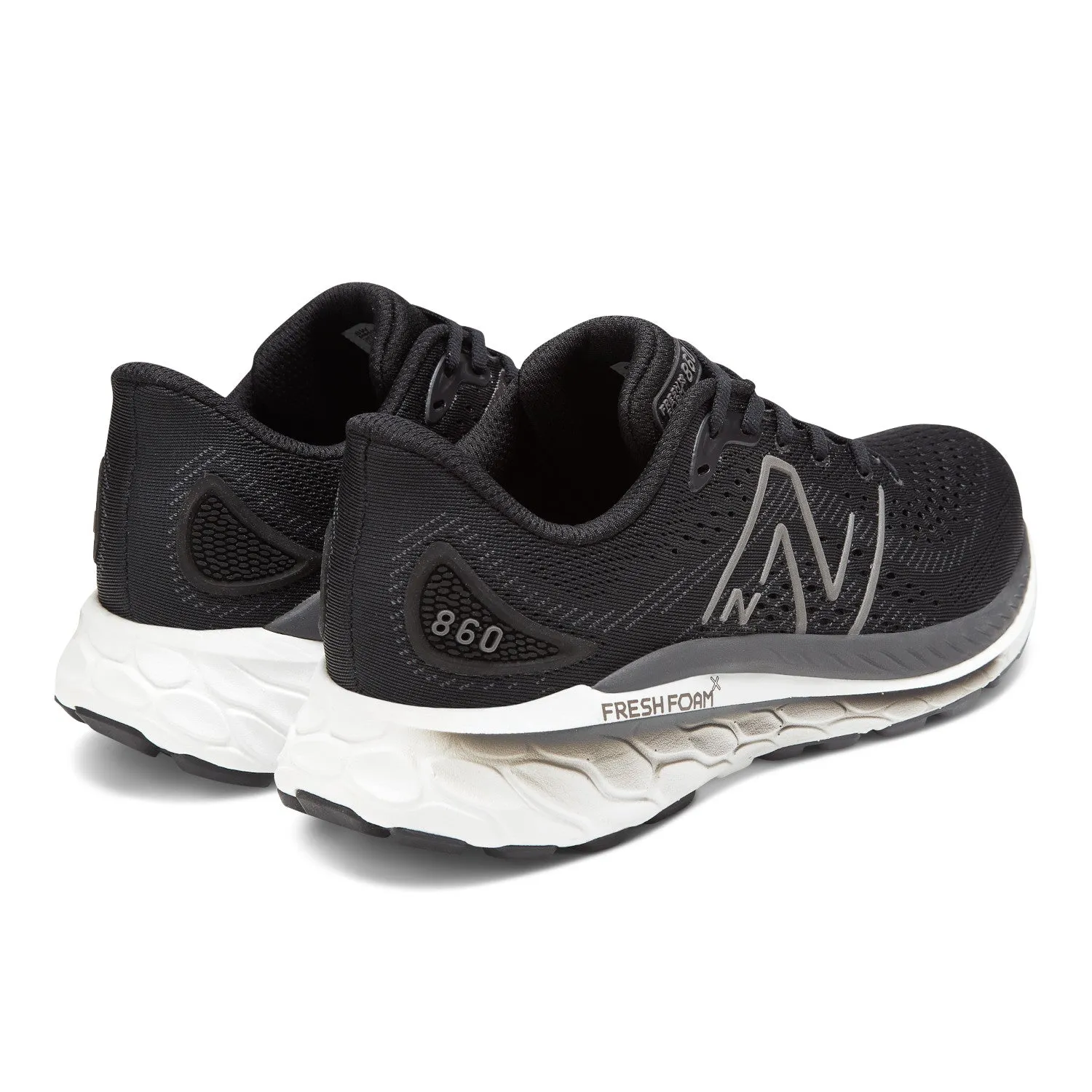 Men's New Balance Fresh Foam X 880v13 Color: Black with White & Magnet