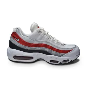 Mens Nike Air Max 95 Essential - DQ3430 001- Black White Varsity Red