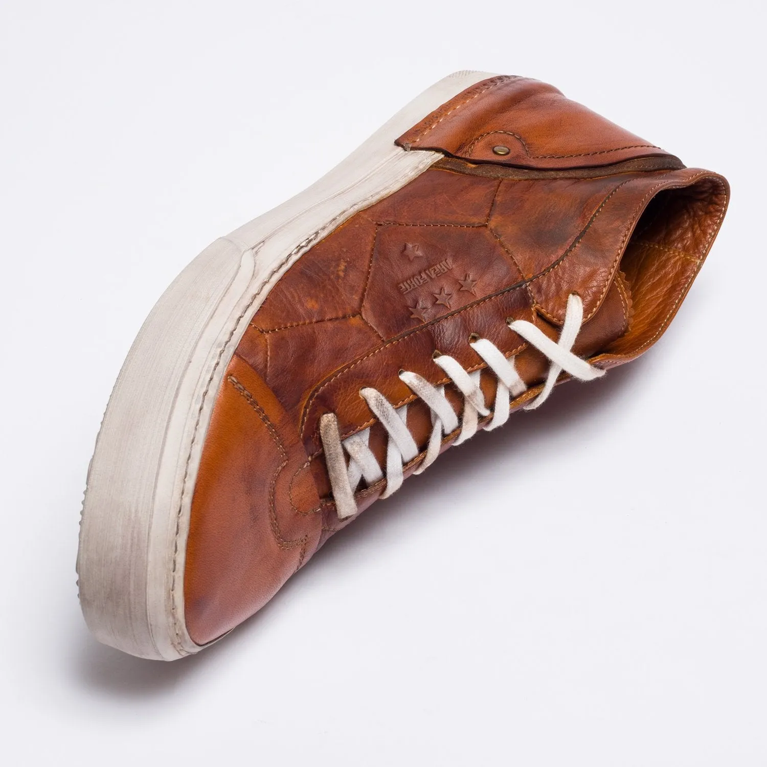 Mundialito mid brown sneakers