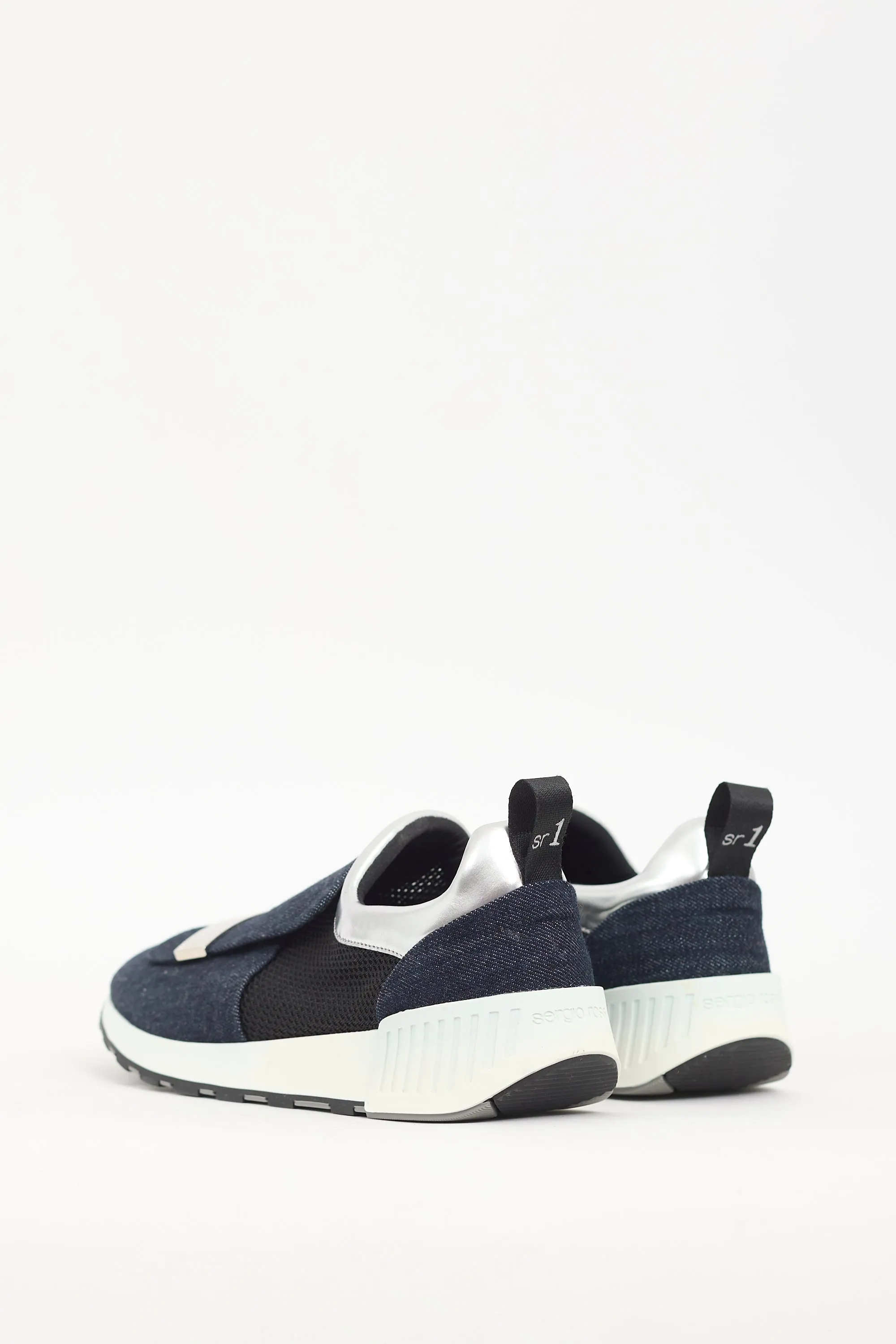 Navy Denim SR1 Running Sneaker