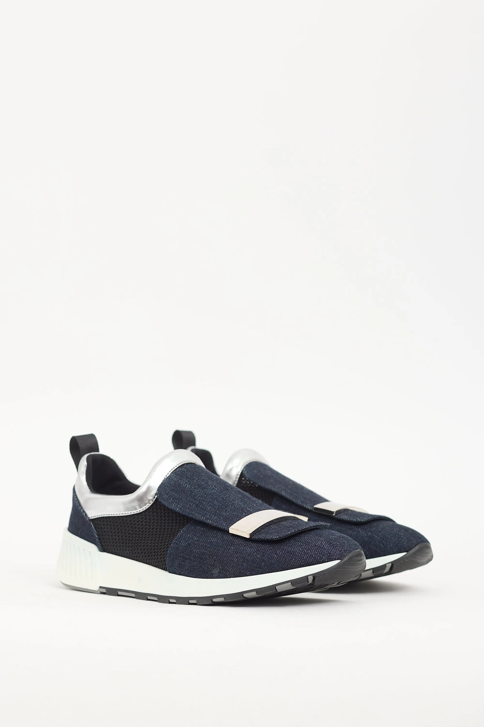 Navy Denim SR1 Running Sneaker