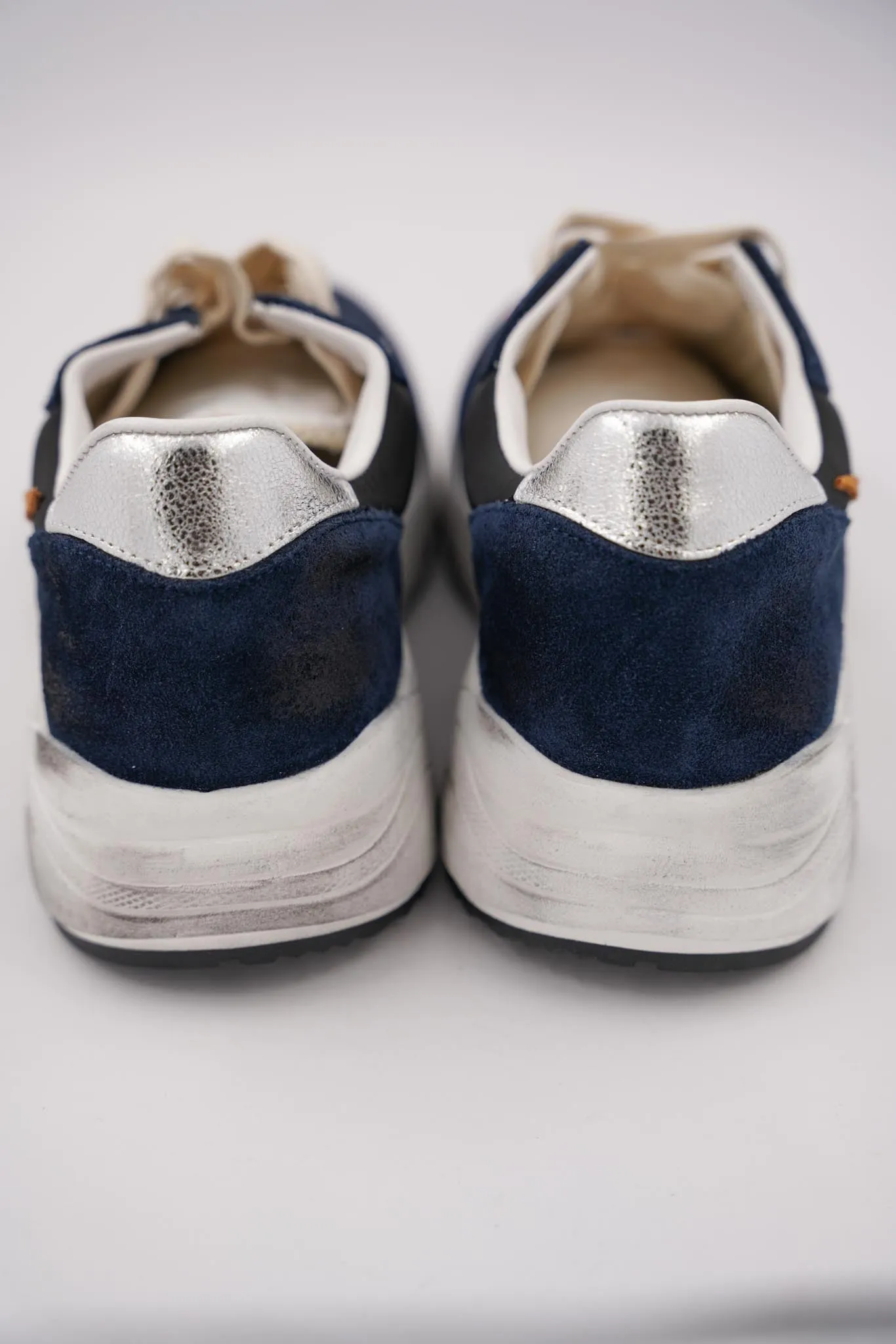 Navy Star Sneakers