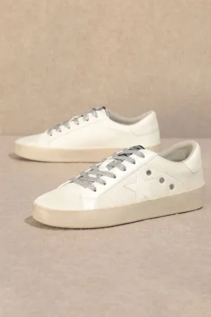 Neutral Star Low Top Sneakers