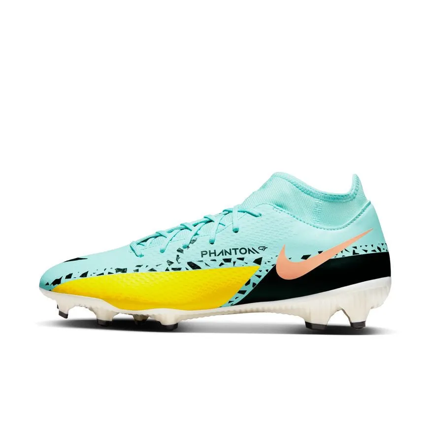 Nike Phantom GT2 Academy Dynamic Fit FG - Glacier Ice/Black/Yellow