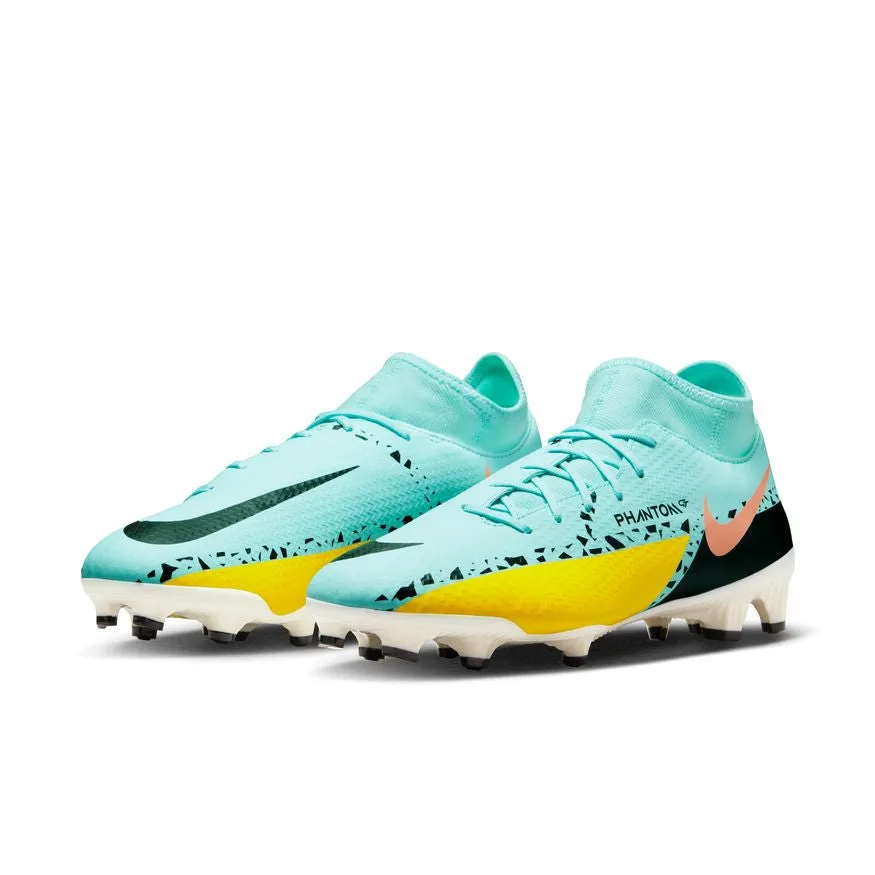 Nike Phantom GT2 Academy Dynamic Fit FG - Glacier Ice/Black/Yellow