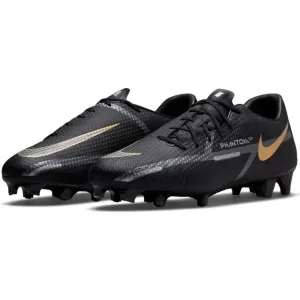 Nike Phantom GT2 Academy FG - Black/Metallic Grey/Metallic Gold