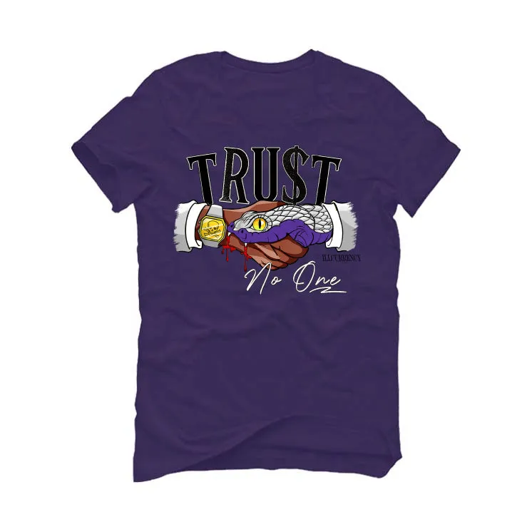 Nike SB Dunk Low “Court Purple” | illcurrency Purple T-Shirt (TRUST NO ONE)