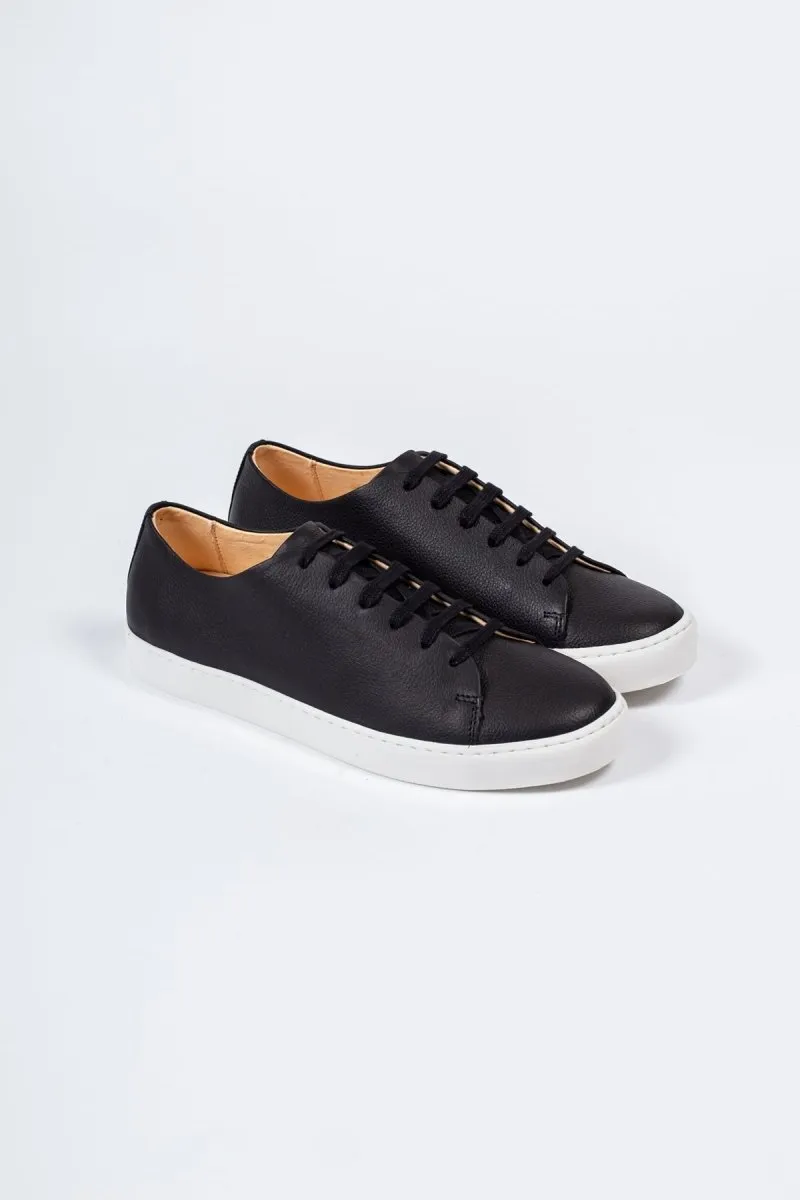 Oak Sneaker | Black Leather