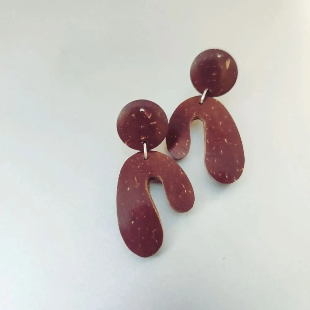 ONEarth #5 - Coconut Shell Earrings