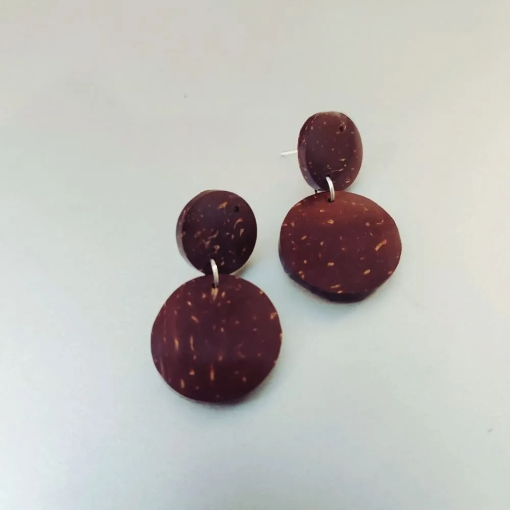 ONEarth #8 - Coconut Shell Earrings