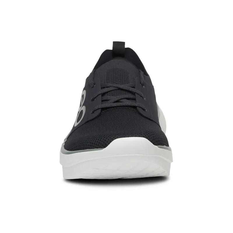 OOFOS Men's OOmy Stride Shoe - White/Black