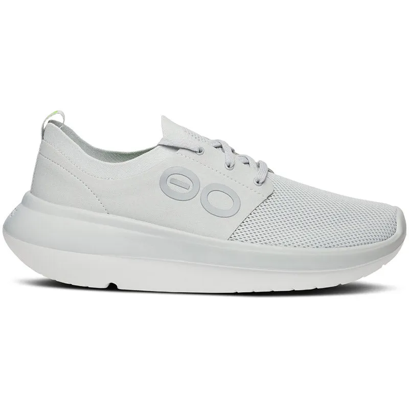 OOFOS Men's OOmy Stride Shoe - White/Grey