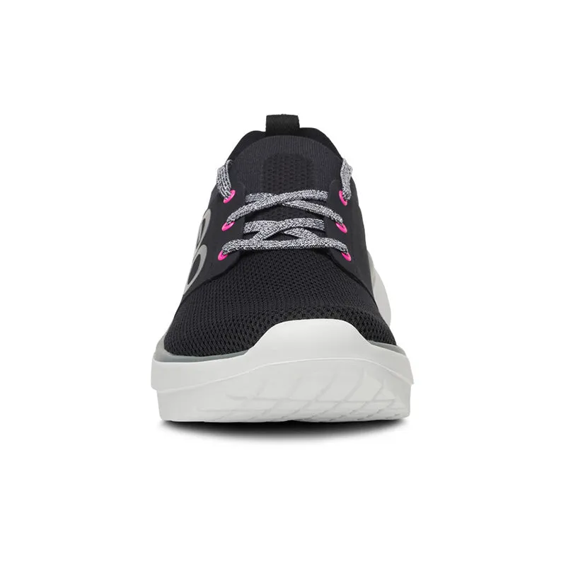 OOFOS Women's OOmy Stride Shoe - White/Black