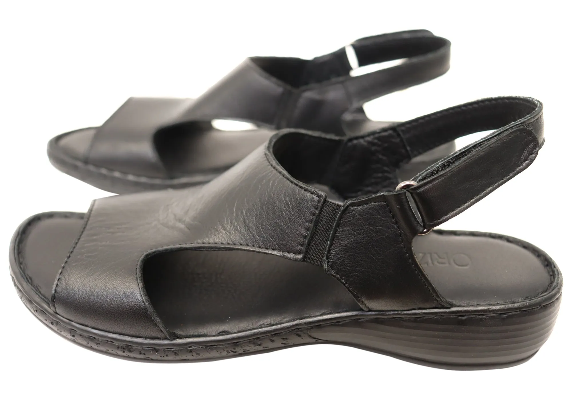 Orizonte Lumi Womens Comfortable European Leather Sandals