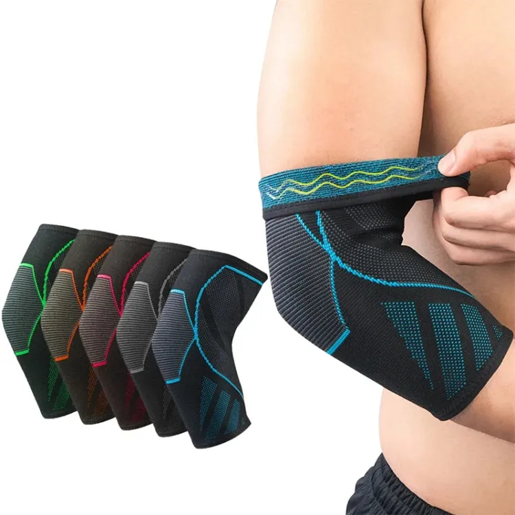 Outdoor Non-slip Pressurized Cycling Breathable Sports Elbow Pads, Random Color Delivery(XL)