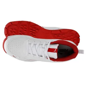 Puma Cricket Shoes, Classic-Cat - White/Red