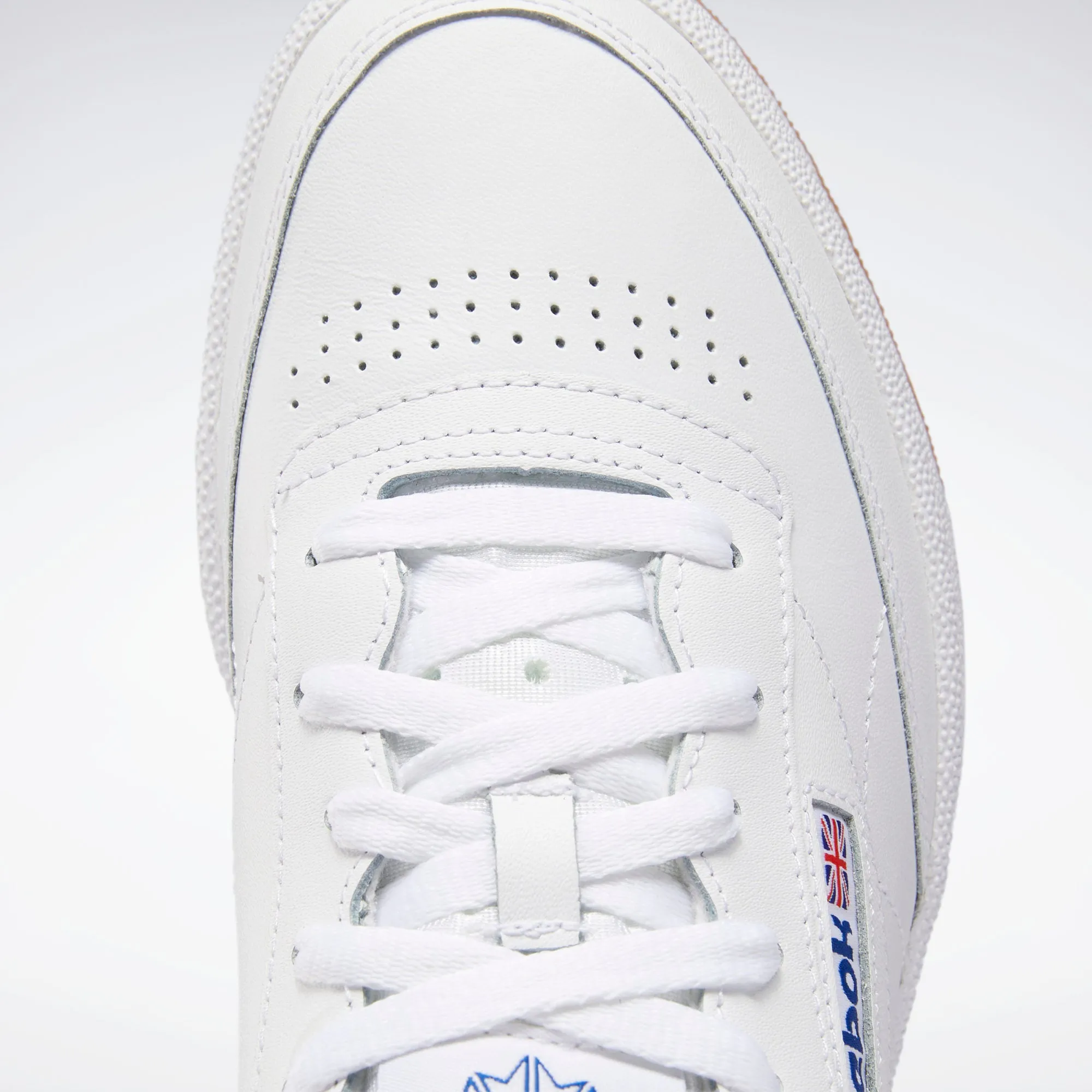 REEBOK CLUB C 85 SHOES - INTENSE WHITE / ROYAL-GUM