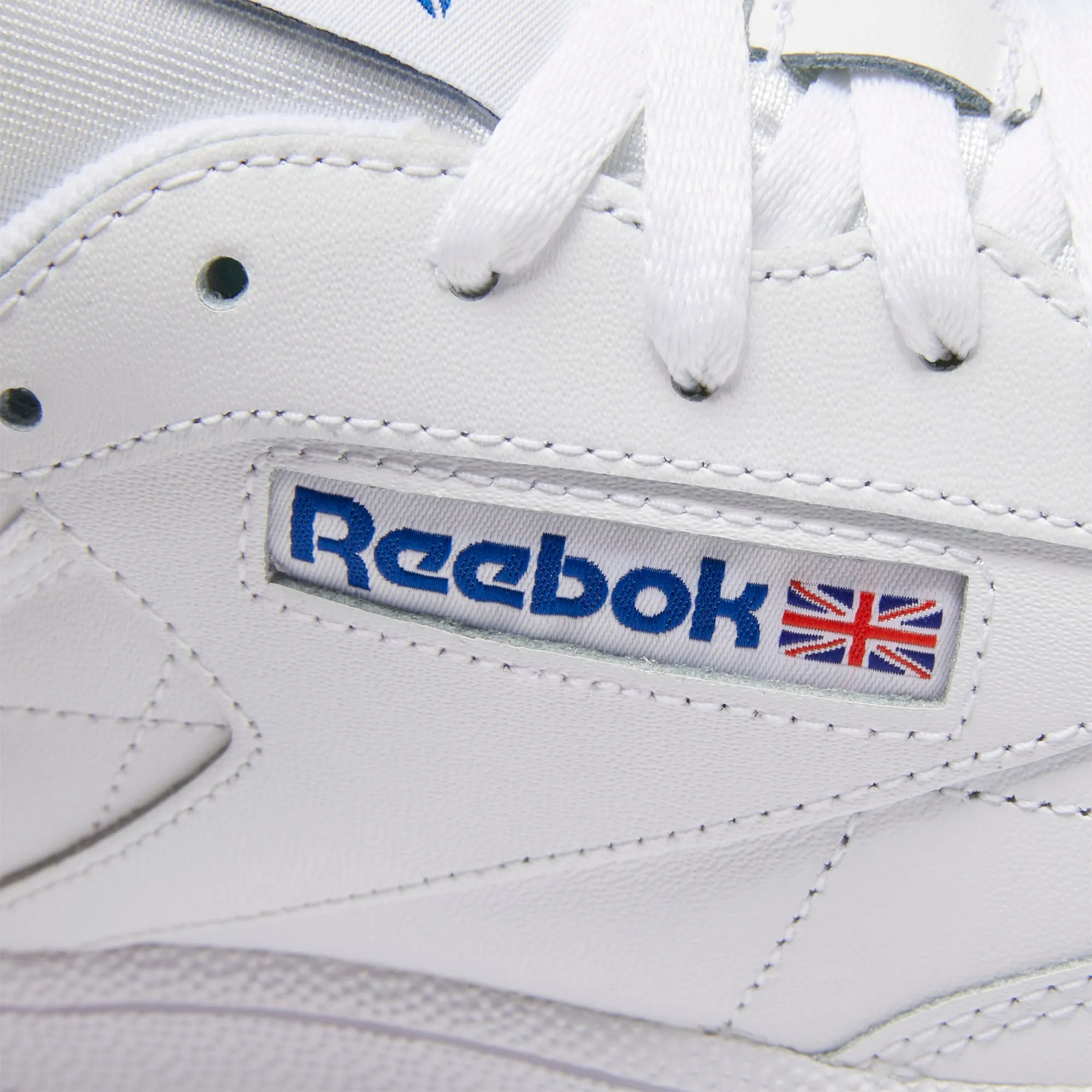 REEBOK CLUB C 85 SHOES - INTENSE WHITE / ROYAL-GUM