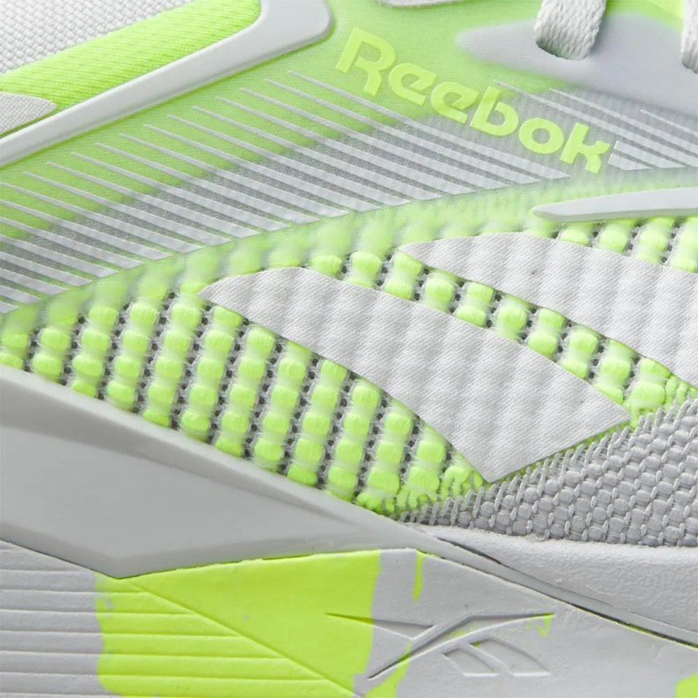 Reebok Footwear Men NANO X4 Training Shoes MOONDIGITAL LIMEFOOTWEAR WHI