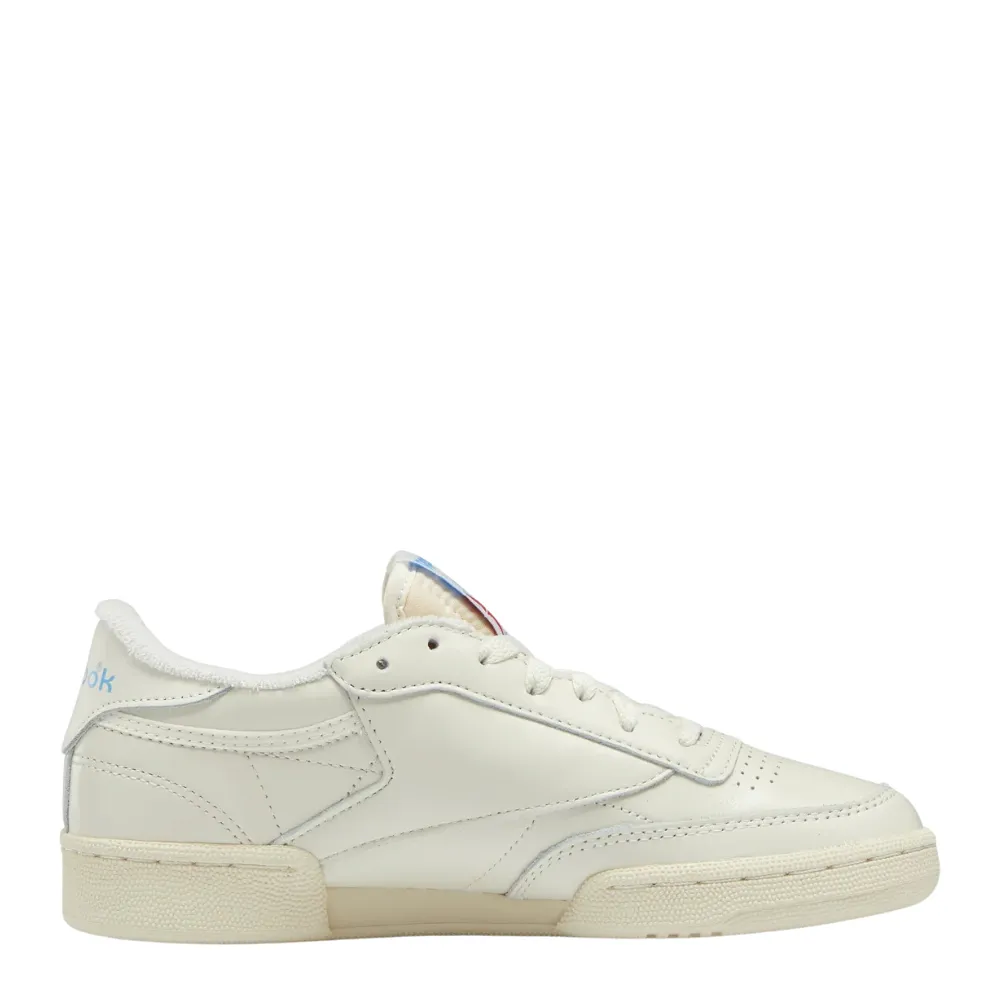 Reebok Women's Club C 85 Vintage in Chalk/Alabaster/Skyblue