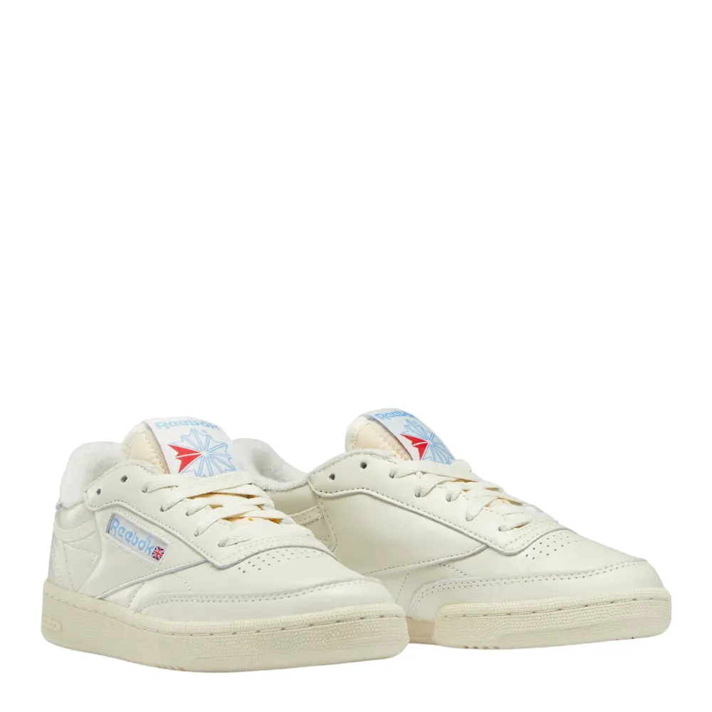 Reebok Women's Club C 85 Vintage in Chalk/Alabaster/Skyblue