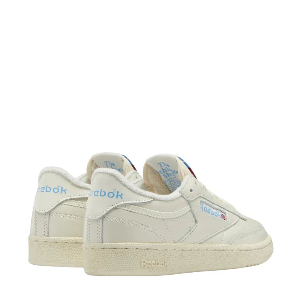 Reebok Women's Club C 85 Vintage in Chalk/Alabaster/Skyblue