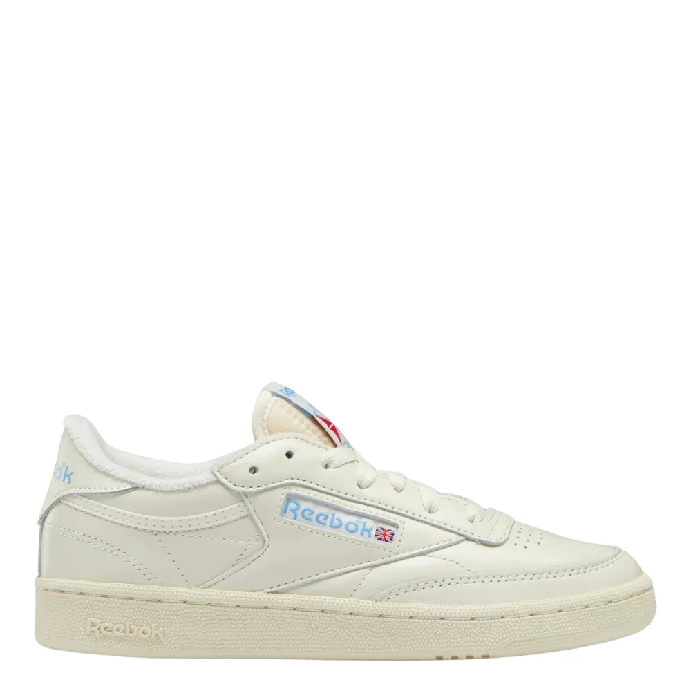 Reebok Women's Club C 85 Vintage in Chalk/Alabaster/Skyblue