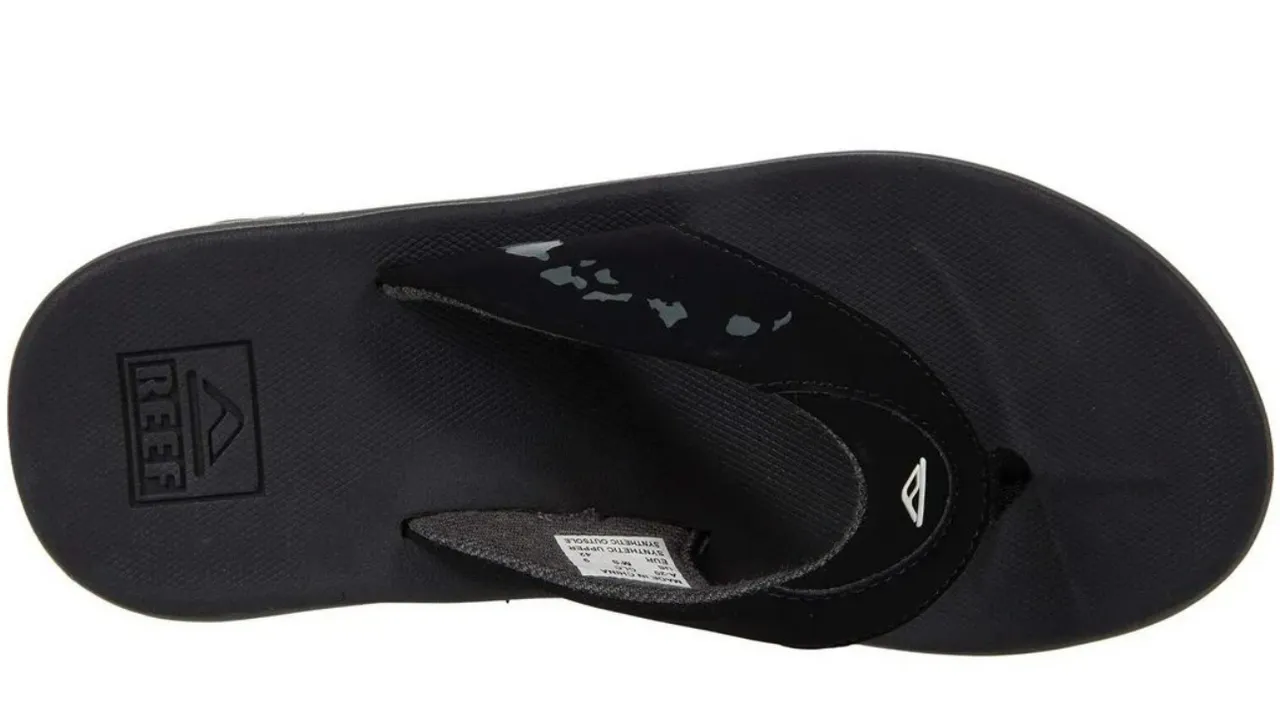 REEF ROVER DA CHAIN MENS SLIPPER - BLACK