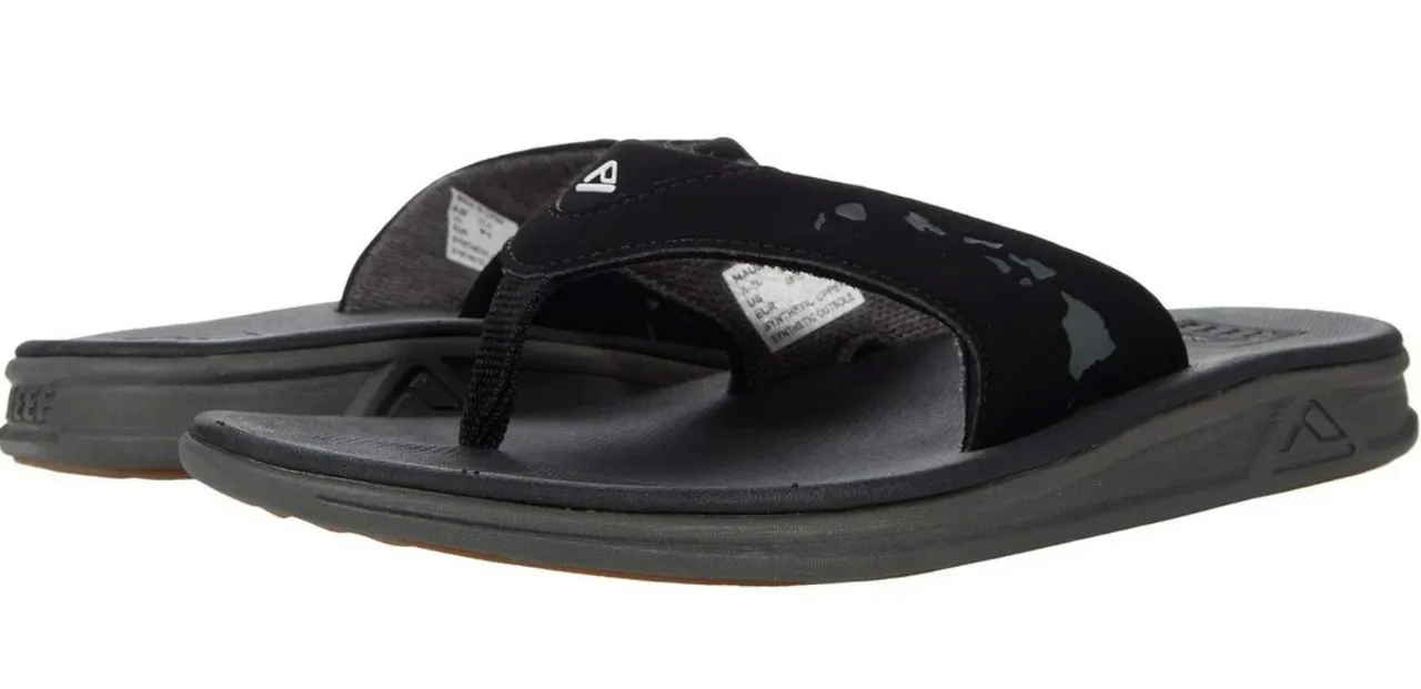 REEF ROVER DA CHAIN MENS SLIPPER - BLACK