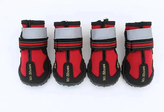 Reflective Waterproof Dog Boots